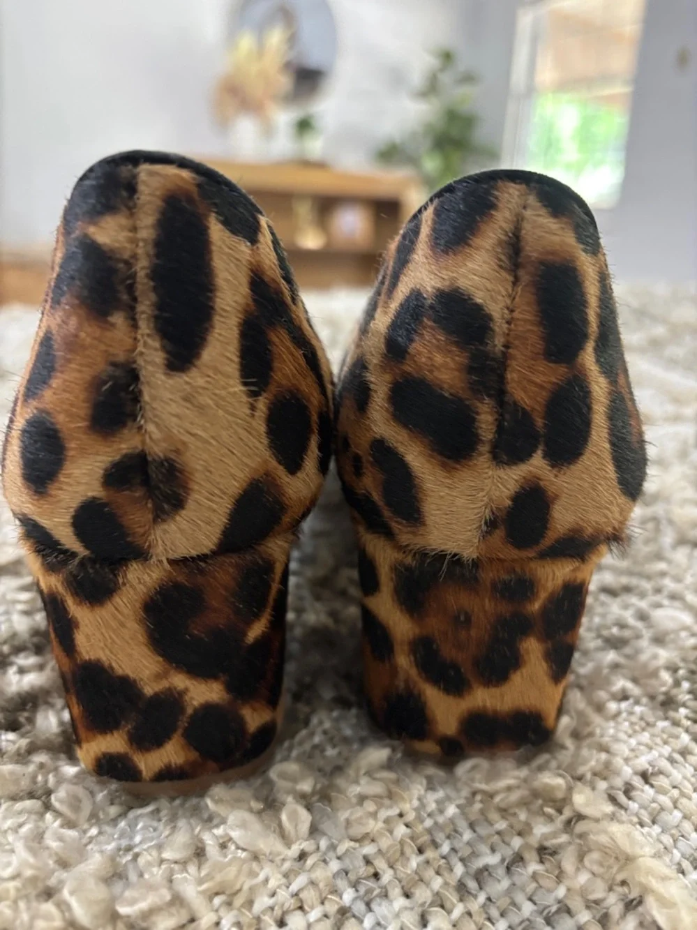 J. Crew Leopard Print Pointed-Toe Heels - Brown/Black Size 7‎